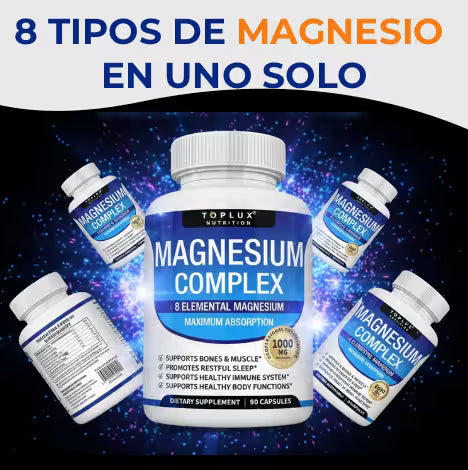 EL MAGNESIO MAS COMPLETO, MAGNESIUM COMPLEX 8 EN 1